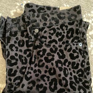 Madewell leopard print jeans